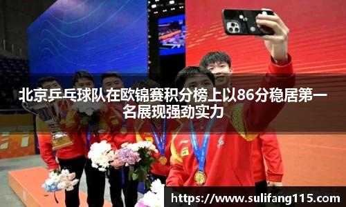 北京乒乓球队在欧锦赛积分榜上以86分稳居第一名展现强劲实力